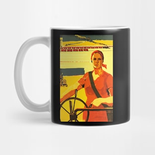 us - Soviet union propaganda poster Mug